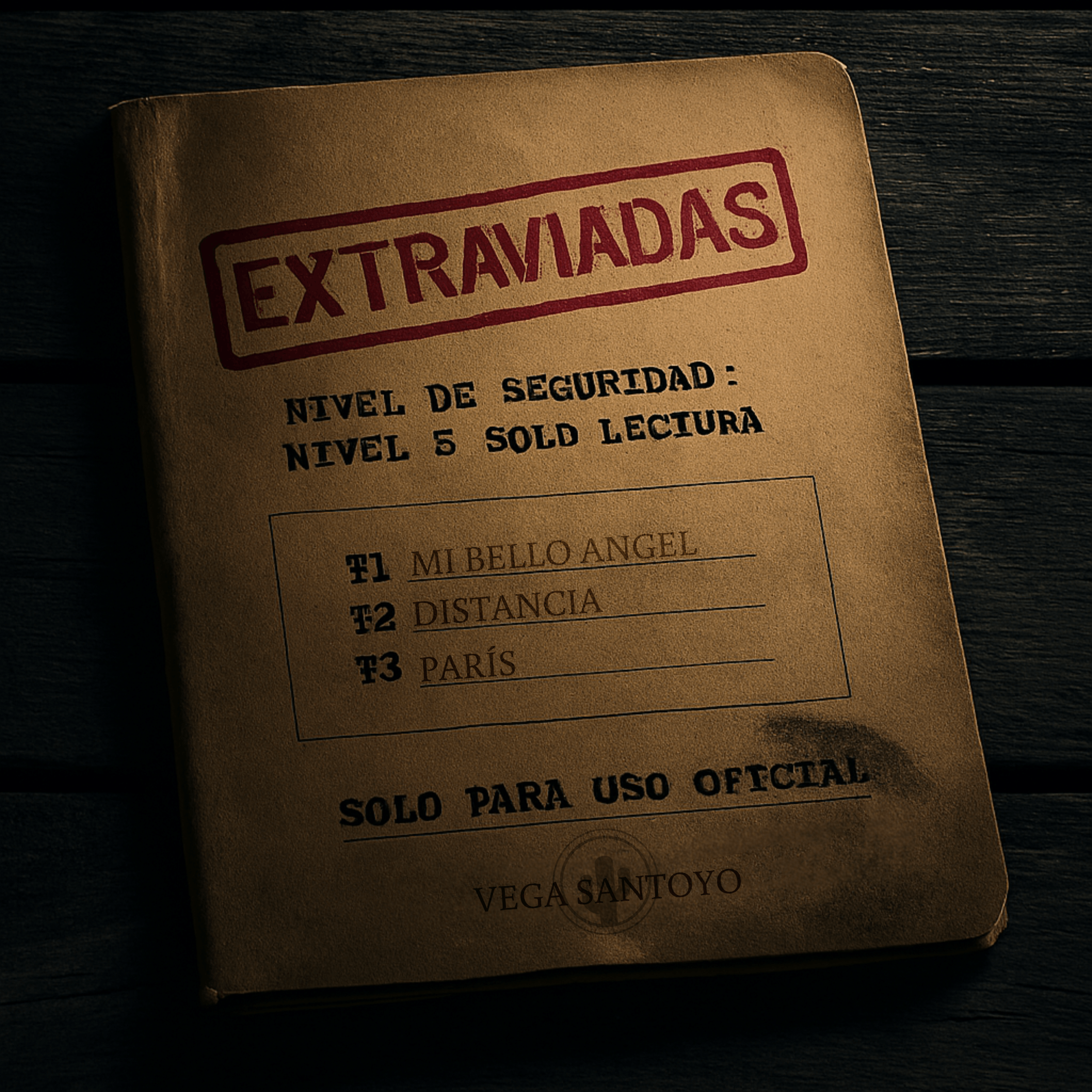 Portada de EXTRAVIADAS